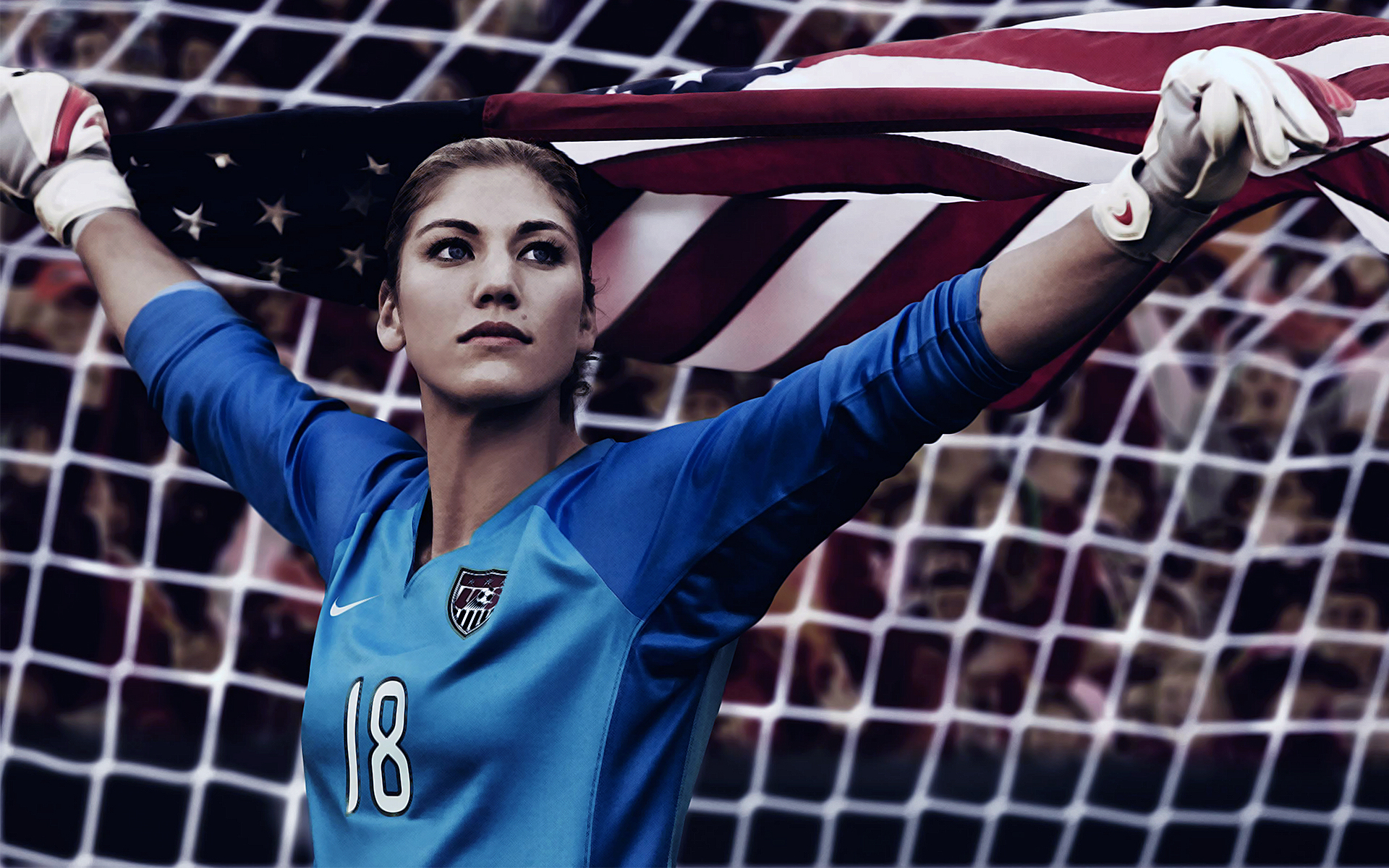 Hope Solo American Soccer Player And Two Time Olympic Gold Medalist 1920x1200