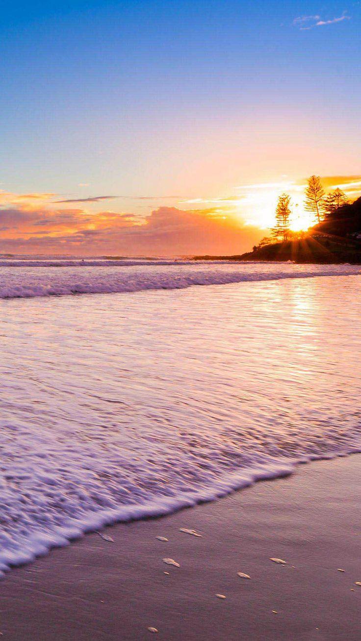 Sunset At The Beach iPhone plus Wallpaper Sunset iphone