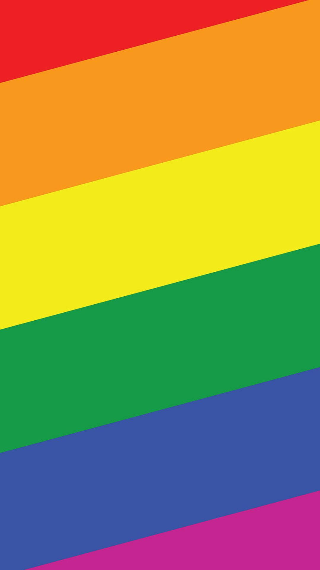 Cute Pride Color Strip Portrait Wallpaper