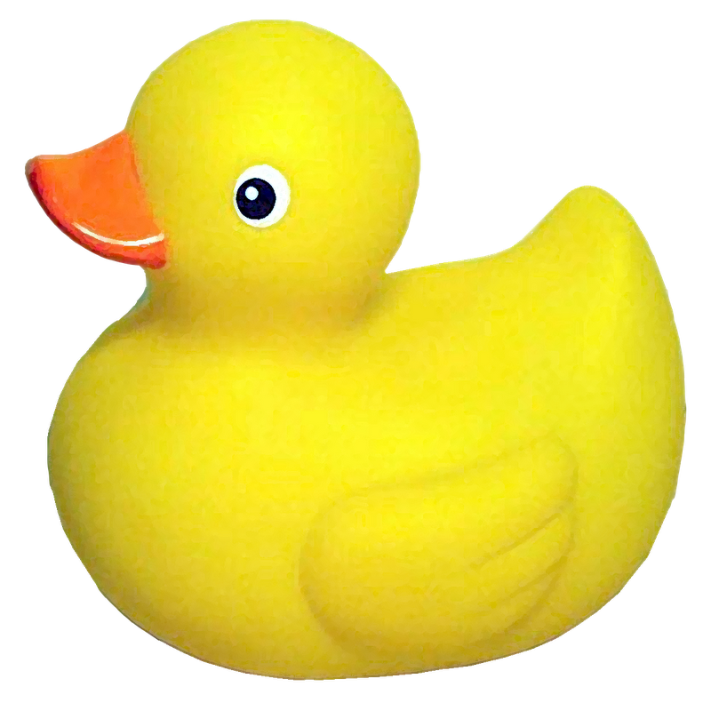 Elements Rubber Ducky Digi Scrapbook Element