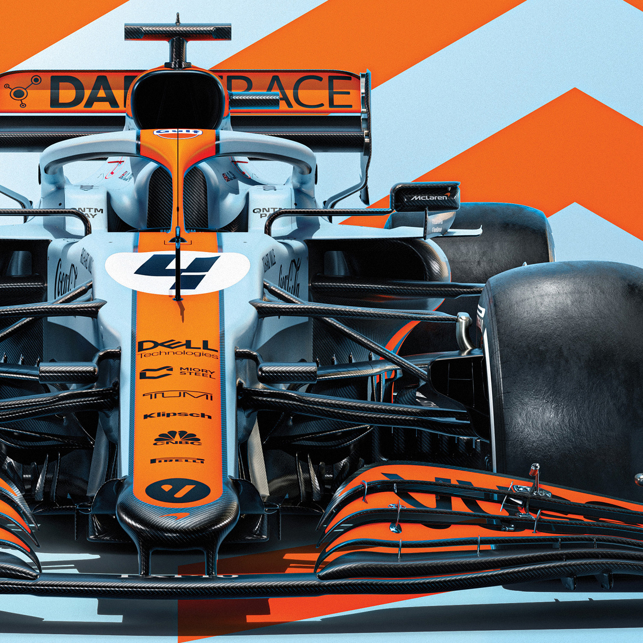 McLaren x Gulf Monaco Livery Wallpapers  Callum Lovekin