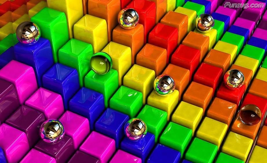 Click to Enlarge   Colorful 3D Wallpapers for Your Desktop