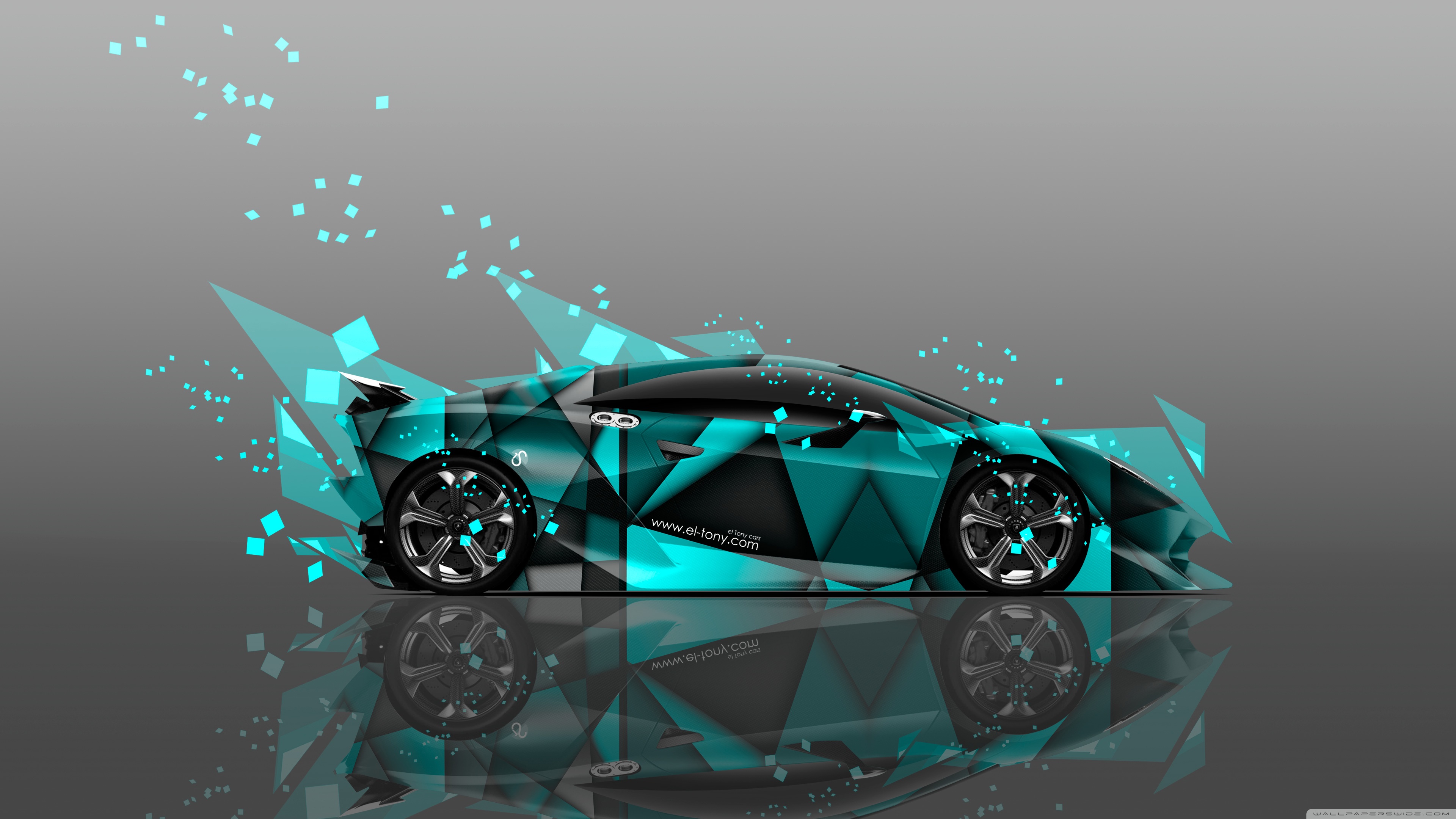 Lamborghini Sesto Elemento Abstract Aerography Car Design By Tony