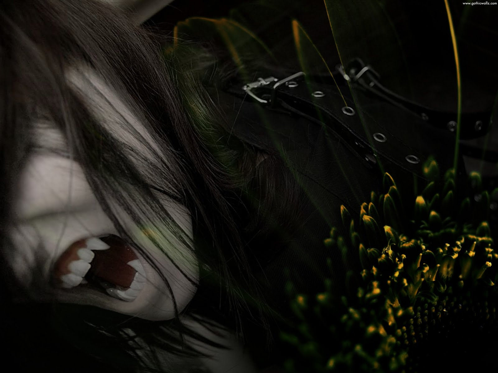 Emo Gothic Vampire Dark Wallpaper