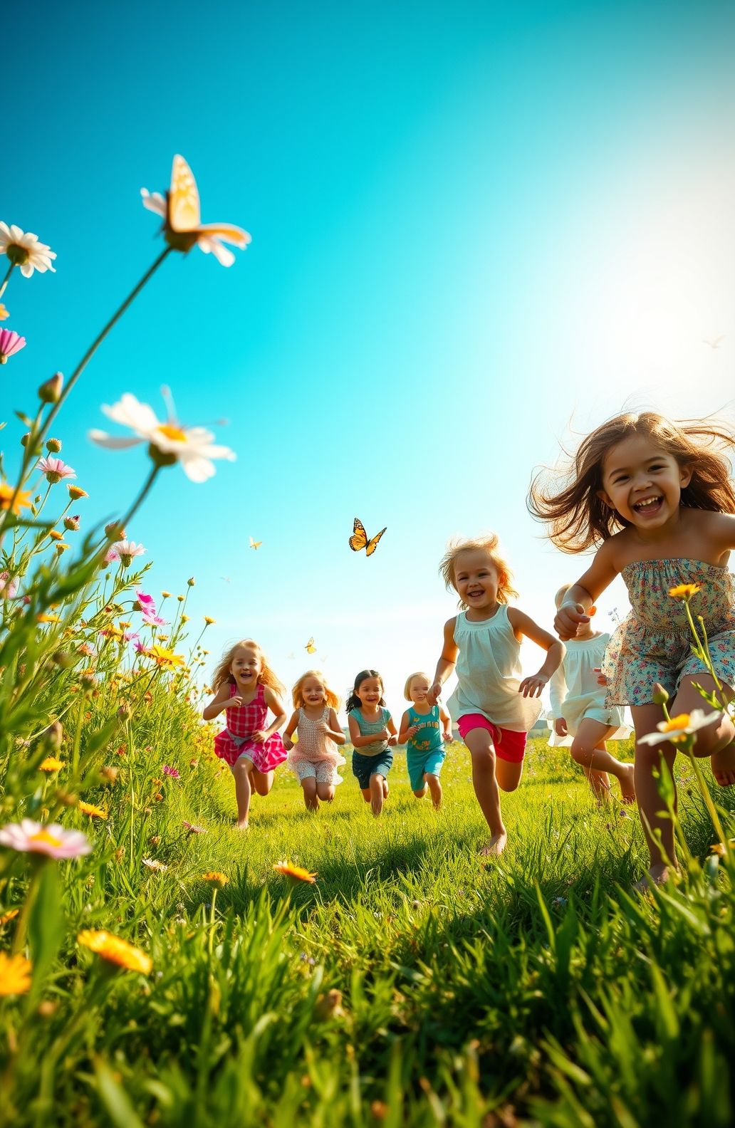 Barefoot Kids Wallpaper