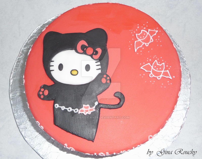 Hello Kitty Devil Cake By Ginas Cakes