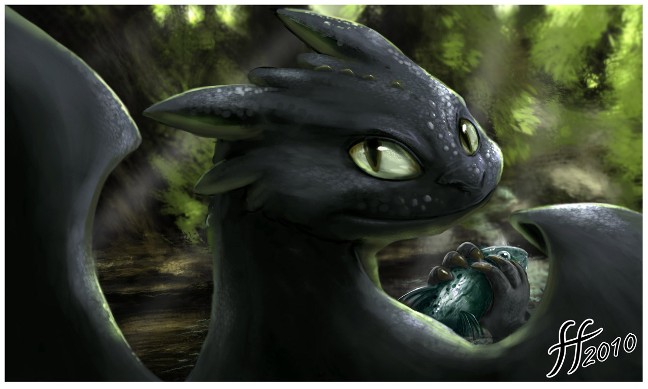 Toothless by 14 bis on