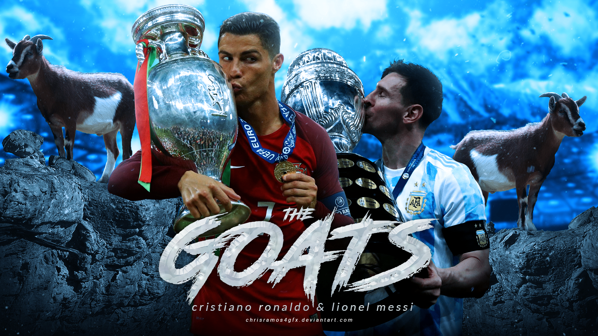 36123 Soccer HD Cristiano Ronaldo Lionel Messi   Rare Gallery HD