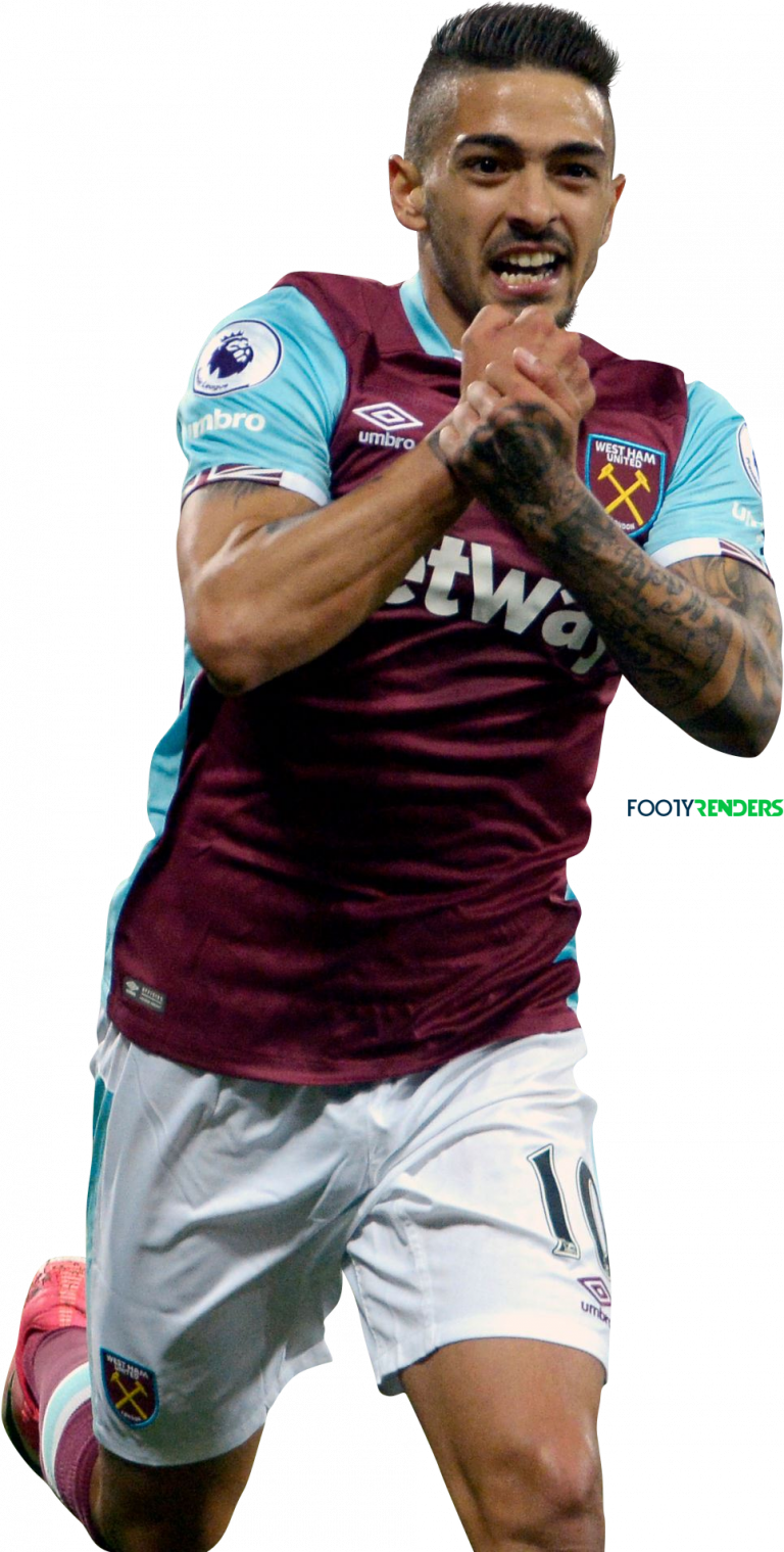 Manuel Lanzini West Ham Football Render Wallpaper