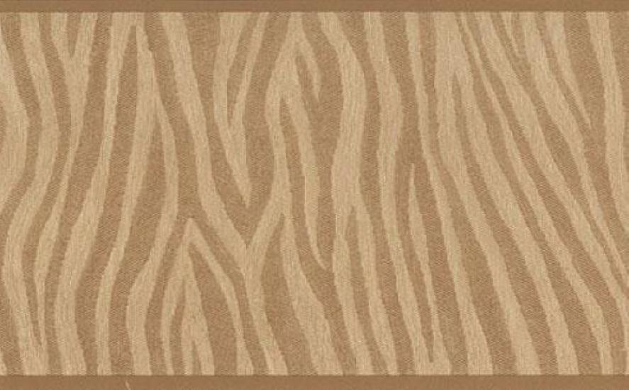 Zebra Animal Tapestry Print Textured Shimmer Beige Decor Wallpaper