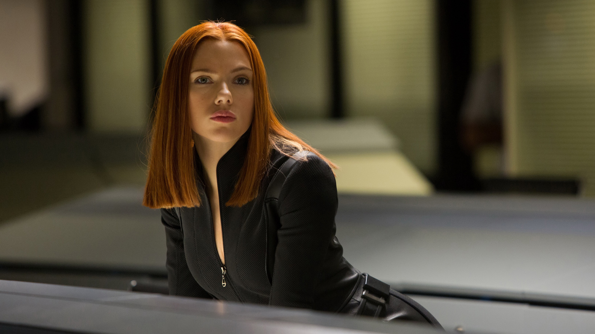 Scarlett Johansson As Natasha Romanoff Black Widow In Captain