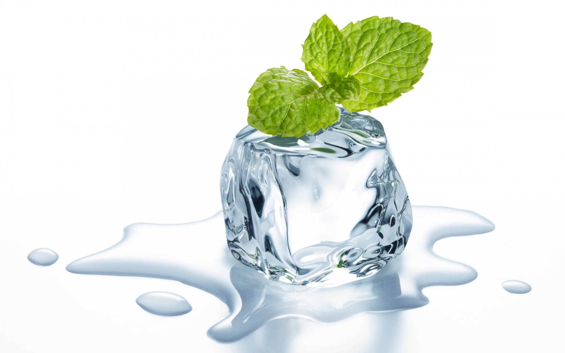 Wallpaper Ice Cube And Mint HD Expert