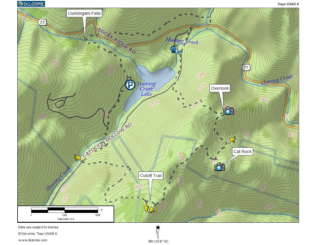 Cunningham Falls State Park Map