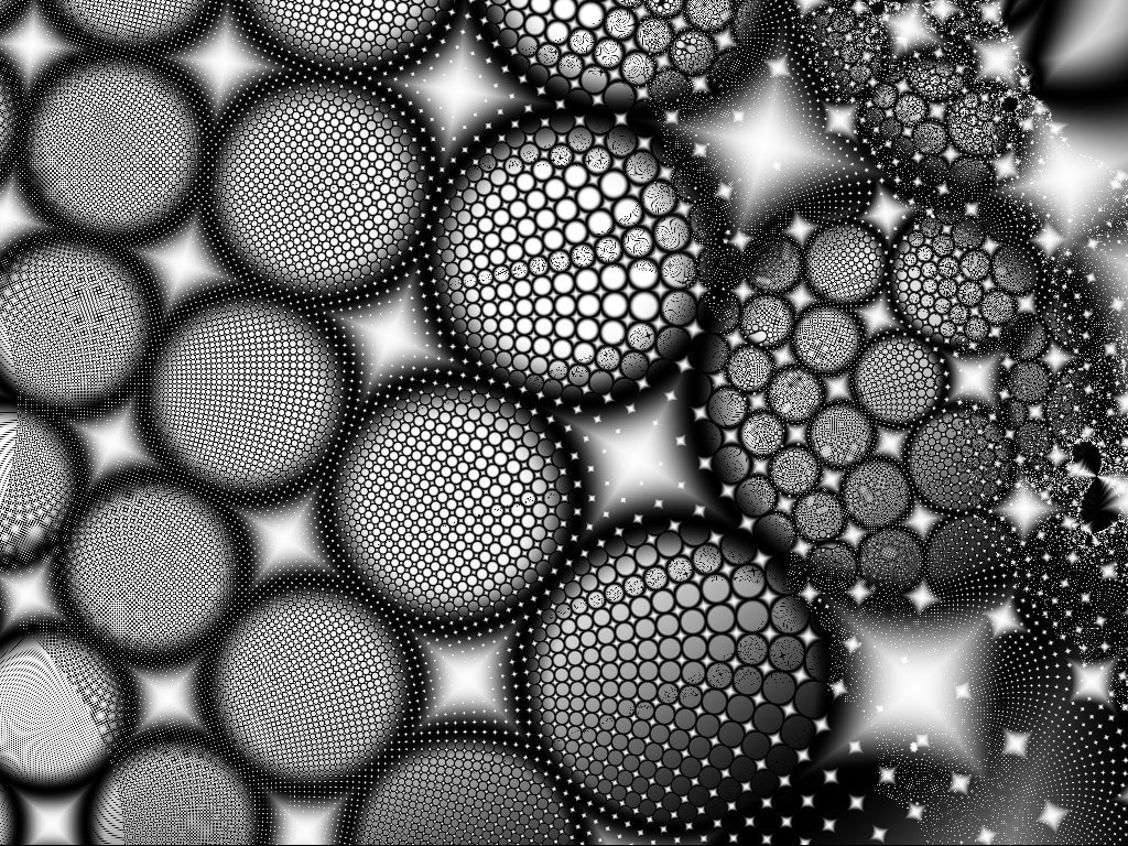 Black And White Fractals The Worst Spot On Wallpaper
