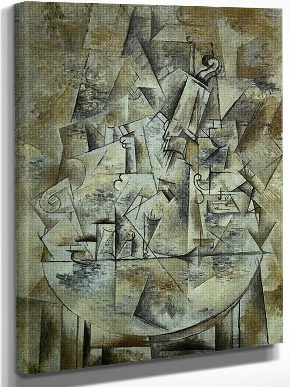 Pedestal Table By Georges Braque Art Reproduction From Wanford
