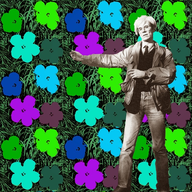 Designer Color Sensation Andy Warhol Wallpaper In Bloom