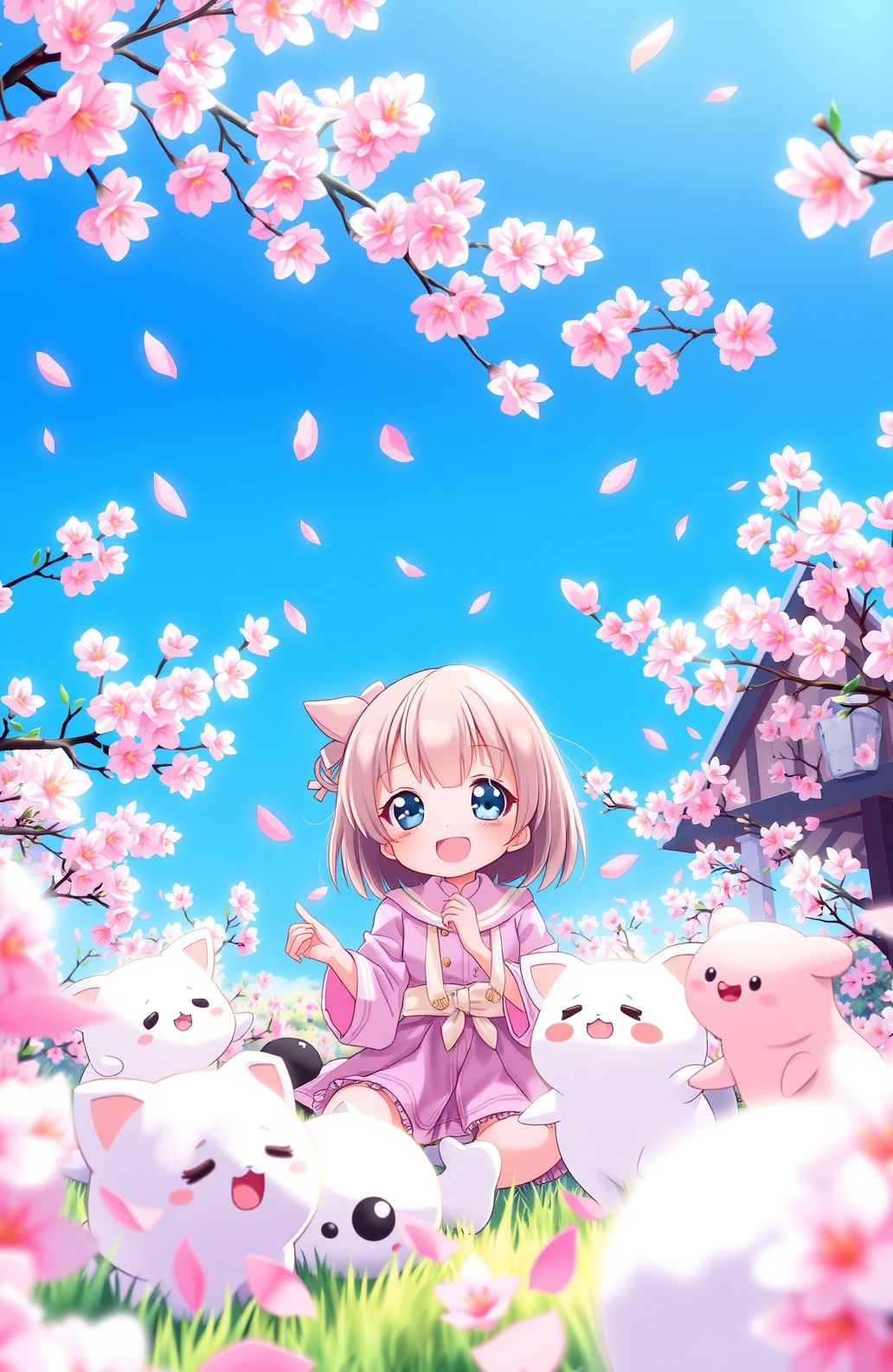 Cute Anime Girls Wallpaper
