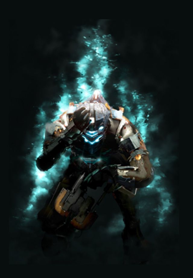 how to climb as a wallpaper in dead space 2