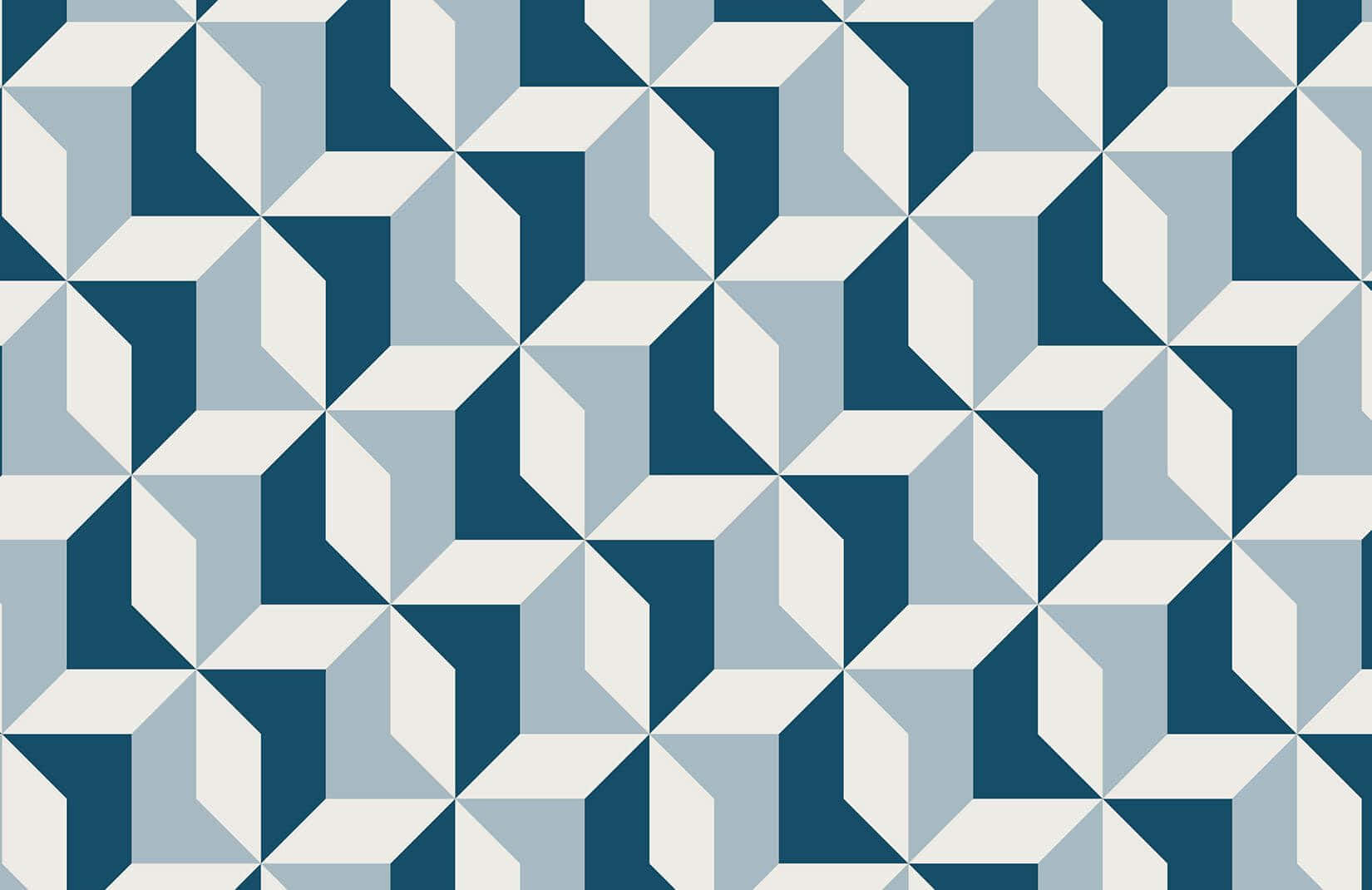 Blue Geometric Background Wallpaper