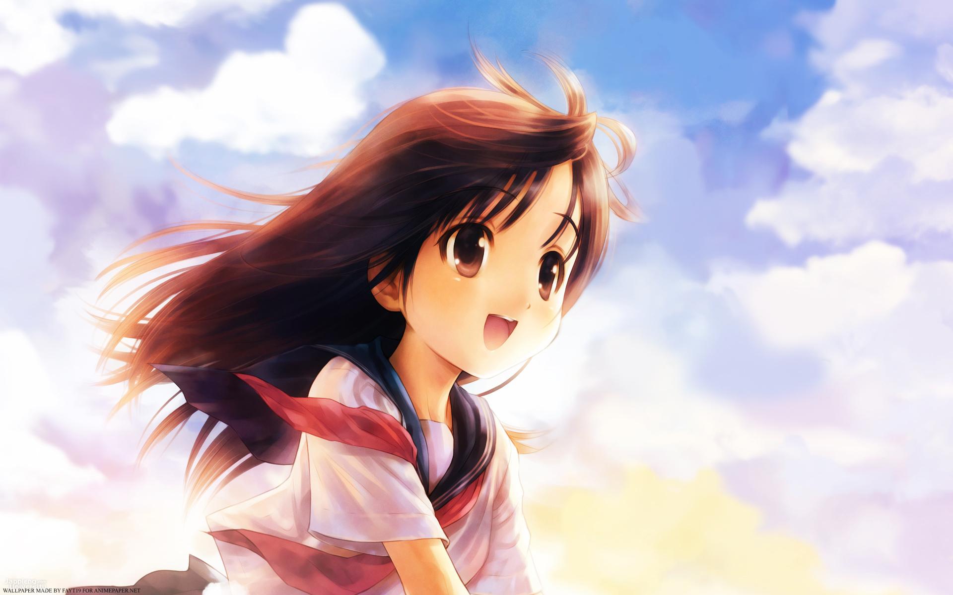Anime Girl Cute Wallpaper Sf