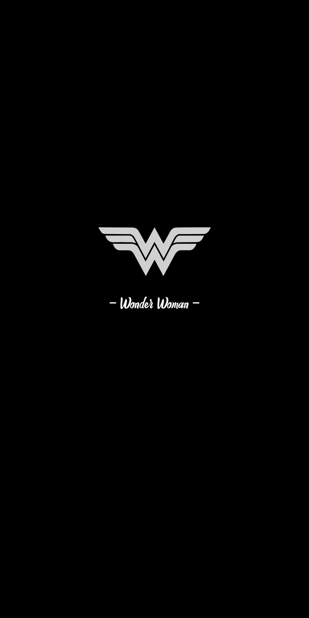 Artwork] I made a minimalist Wonder Woman wallpaper for oled