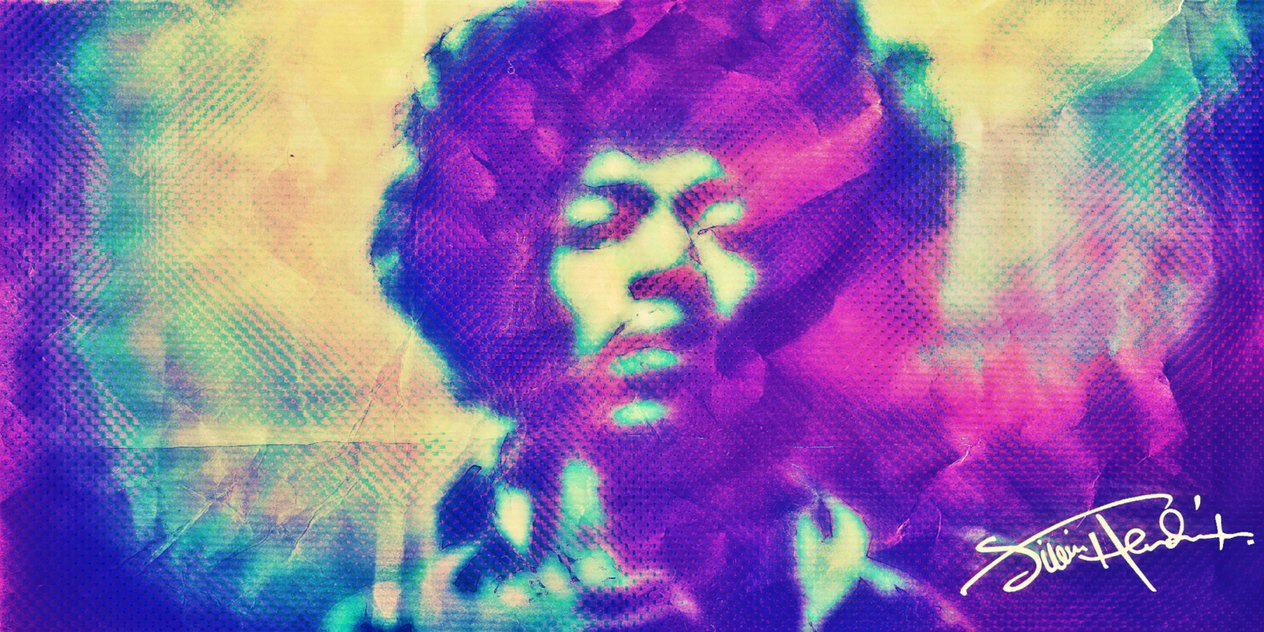 Hendrix Psychedelic Wallpaper By Aysamo