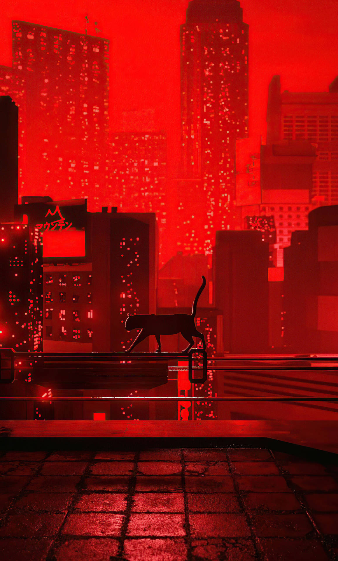 Night City Aesthetic Wallpaper