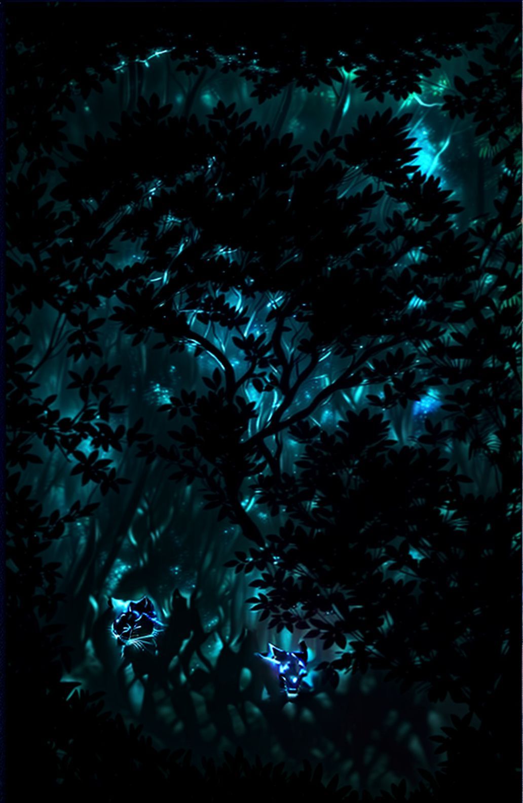 Black Panther Blue Eyes Wallpaper