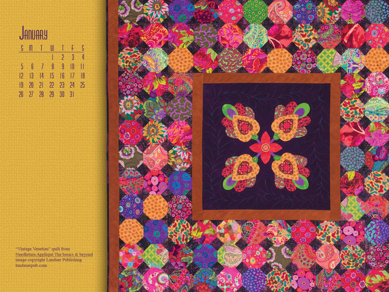 Quilt Calendar Puter Wallpaper January Books Beyond