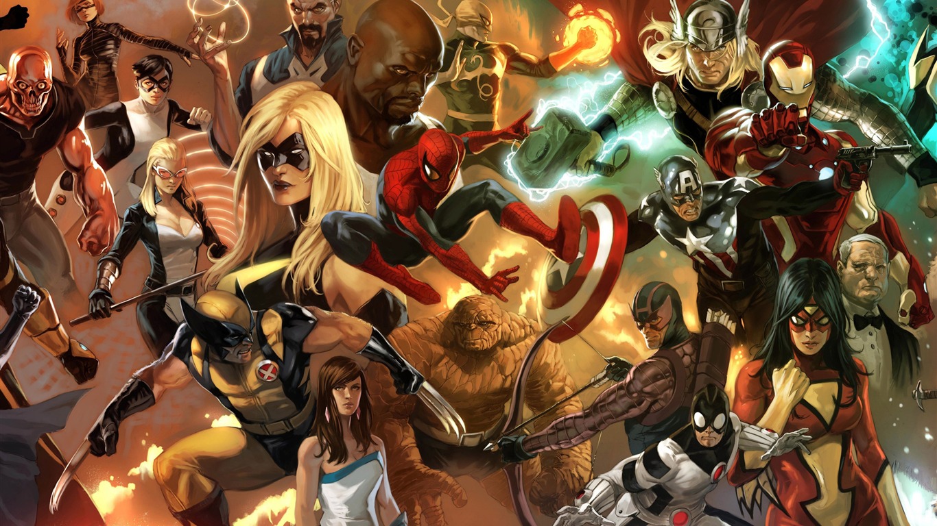 Avengers Cartoon Animation Film Selected Wallpaper Current Size