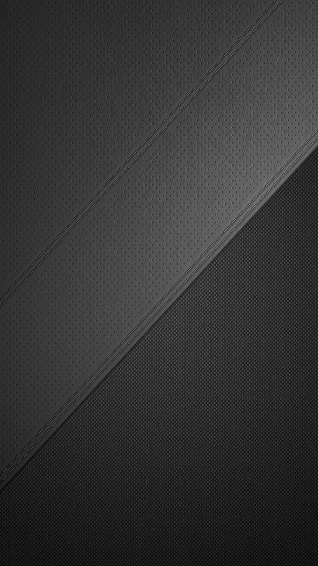 Perforated Leather Texture Dark Android Wallpaper
