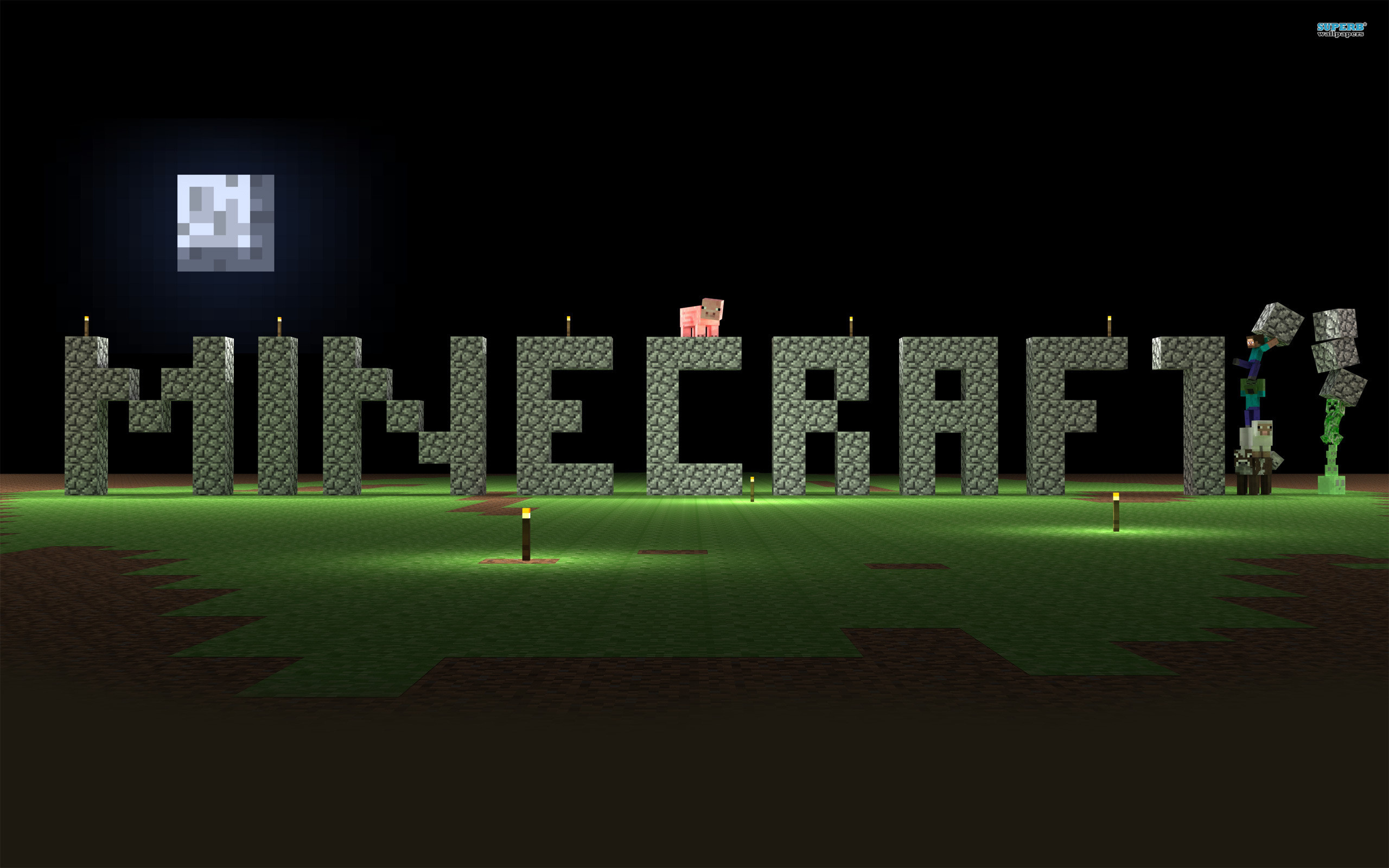 Epic Minecraft Background Image
