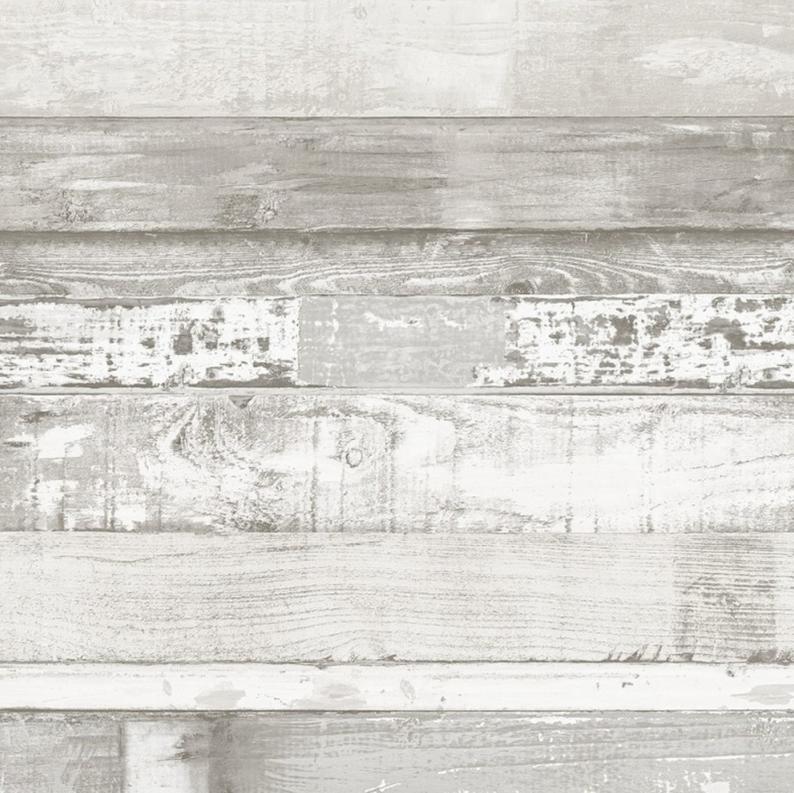 Wallpaper Chippy Painted Rustic Farmhouse Barnwood