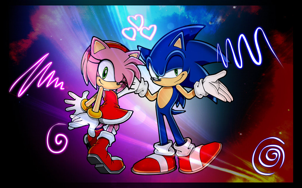 Sonic And Amy Wallpaper By