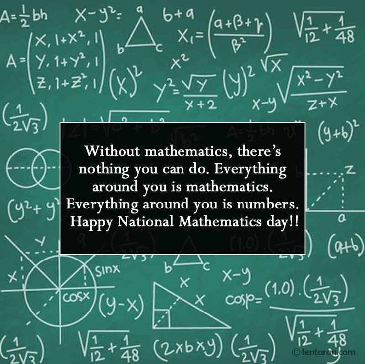 National Mathematics Day Status Quotes Image Wishes Photo Image