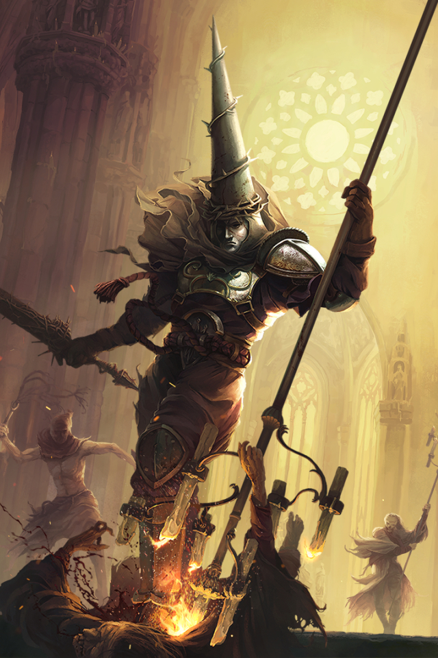Blasphemous Game iPhone 4s Wallpaper HD Games