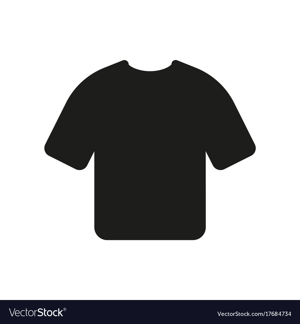 Free download Tshirt icon on white background Royalty Free Vector Image