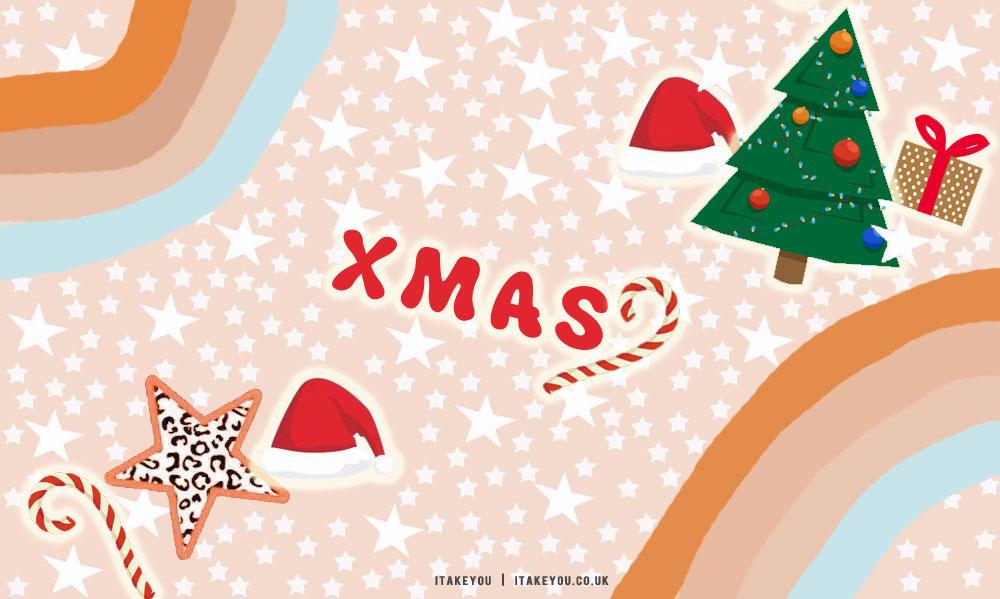 Preppy Christmas Wallpaper Ideas Pink Background For Laptop