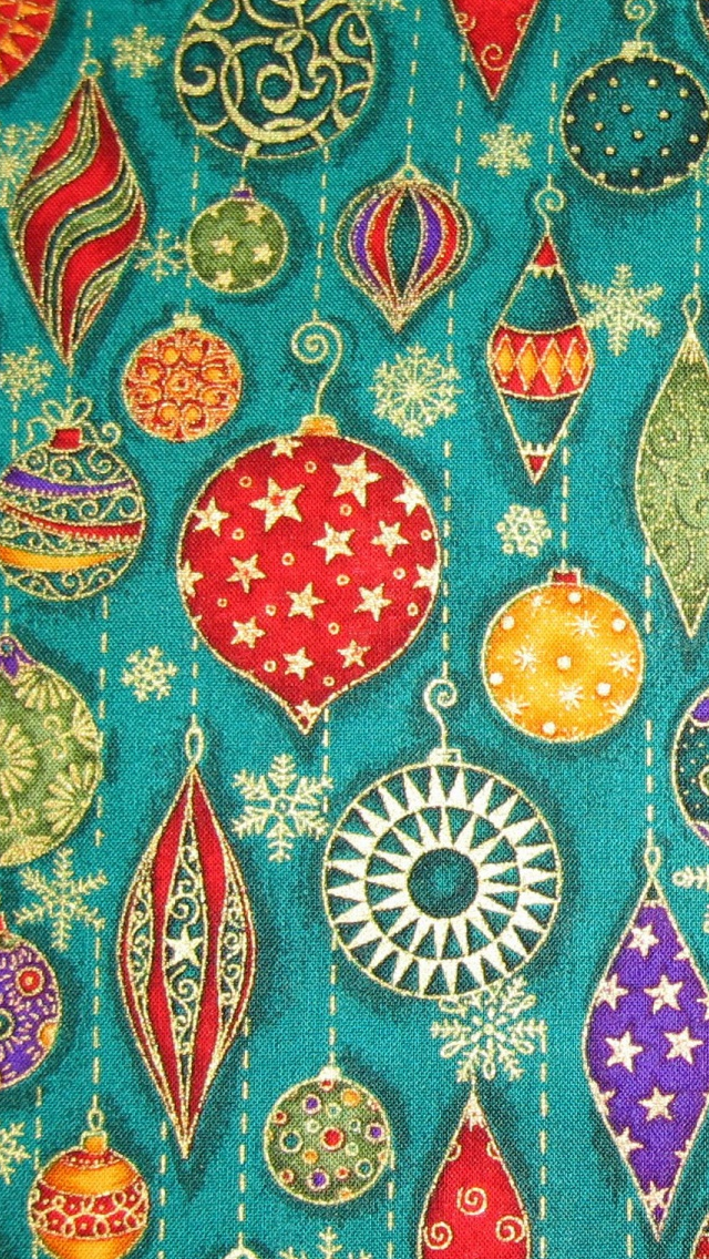 Christmas Decorations Pattern iPhone 5s Wallpaper Download iPhone