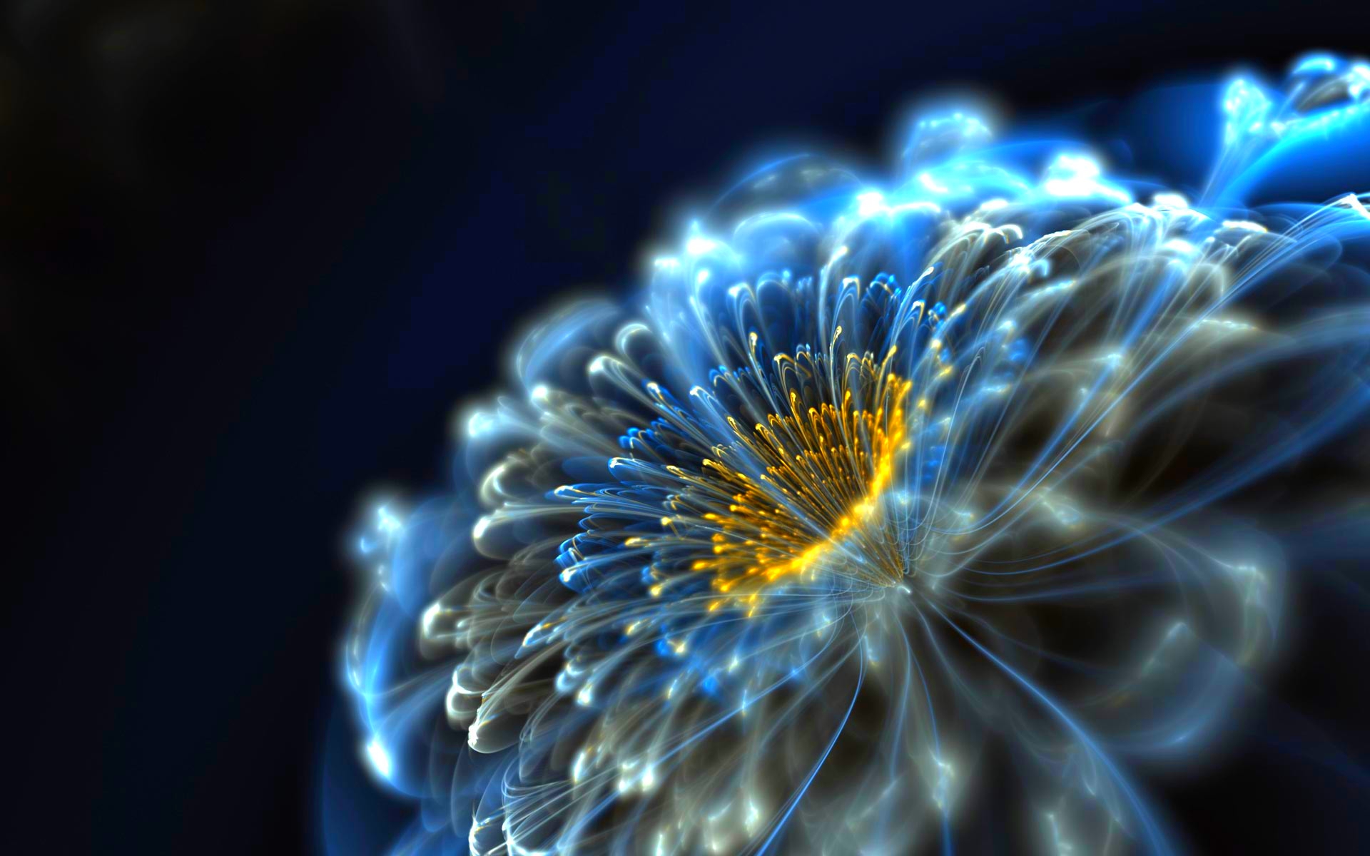 Awesome Neon Flowers Wallpaper Abstract Gallery Pc