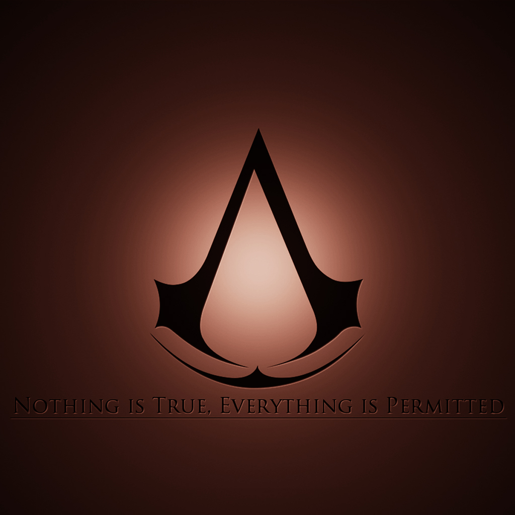 Assassins Creed Brotherhood Logo iPad Wallpaper