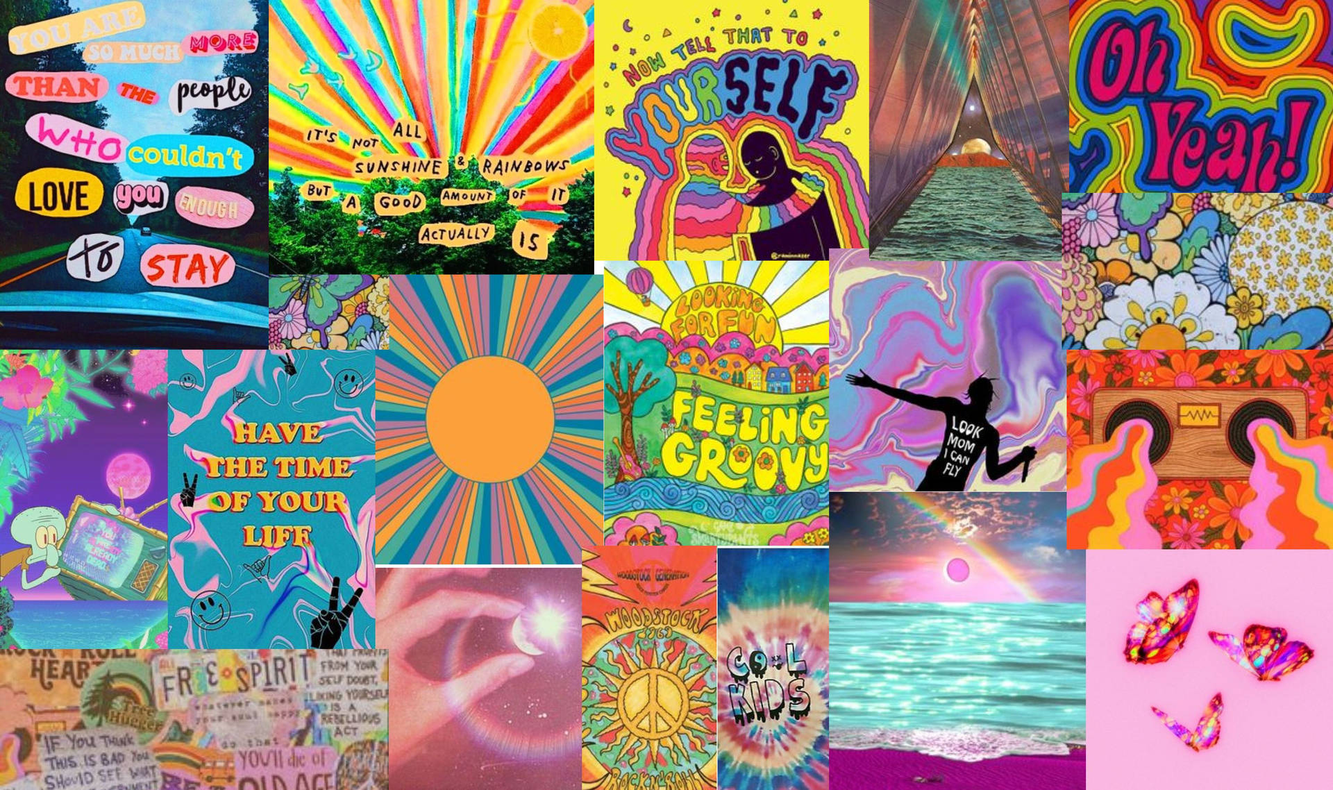 Hippie Aesthetic Laptop Wallpaper
