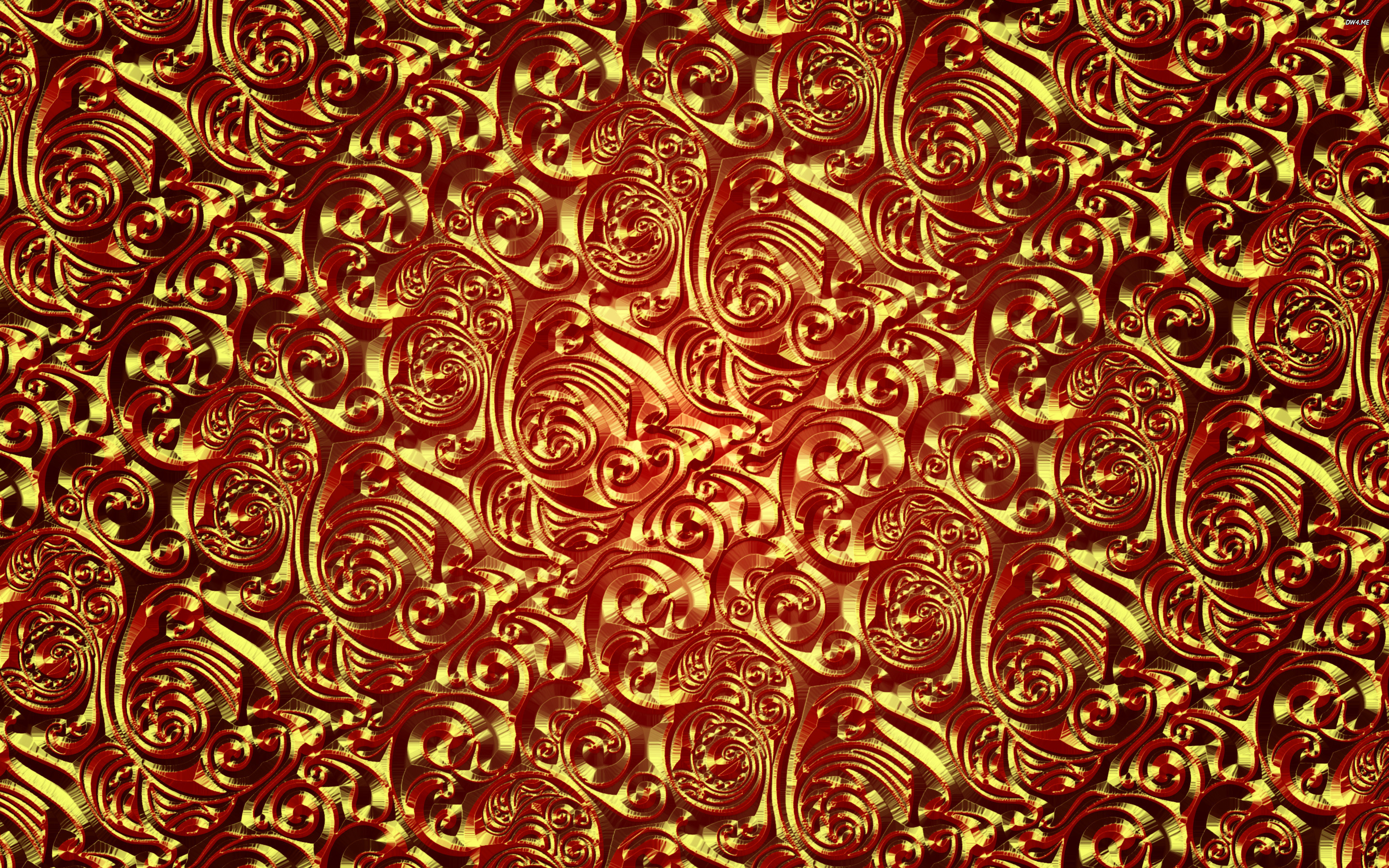 Copper Pattern Wallpaper