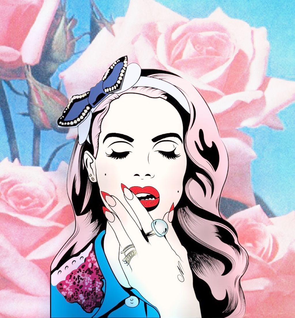 Vintage Girl Wallpaper