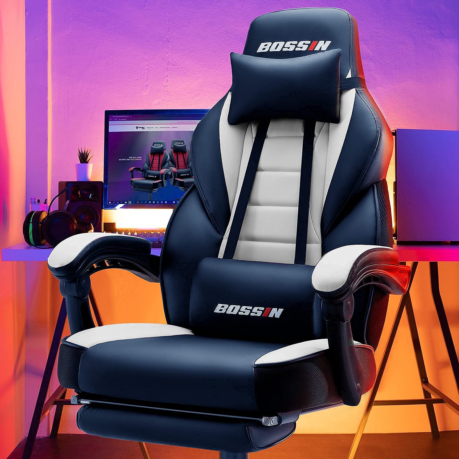 Buy Lemberi Gaming Chairs For Adults Ergonomic Video Game With Wallpaper