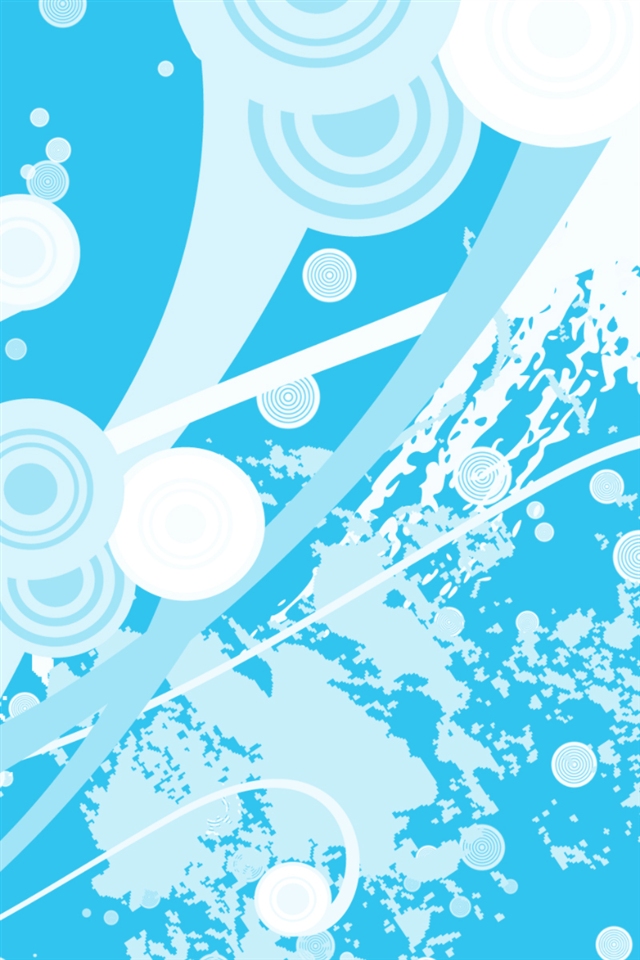 Blue Splash HD Wallpaper for iphone 4iphone 4S