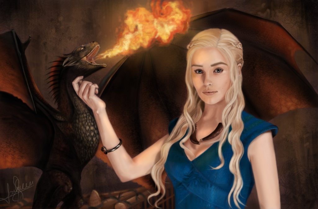Daenerys Targaryen Mother Of Dragons By Laracremon