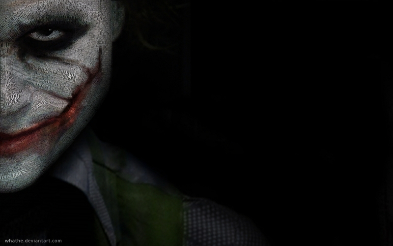 The Joker Batman Smiles Heath Ledger Wallpaper