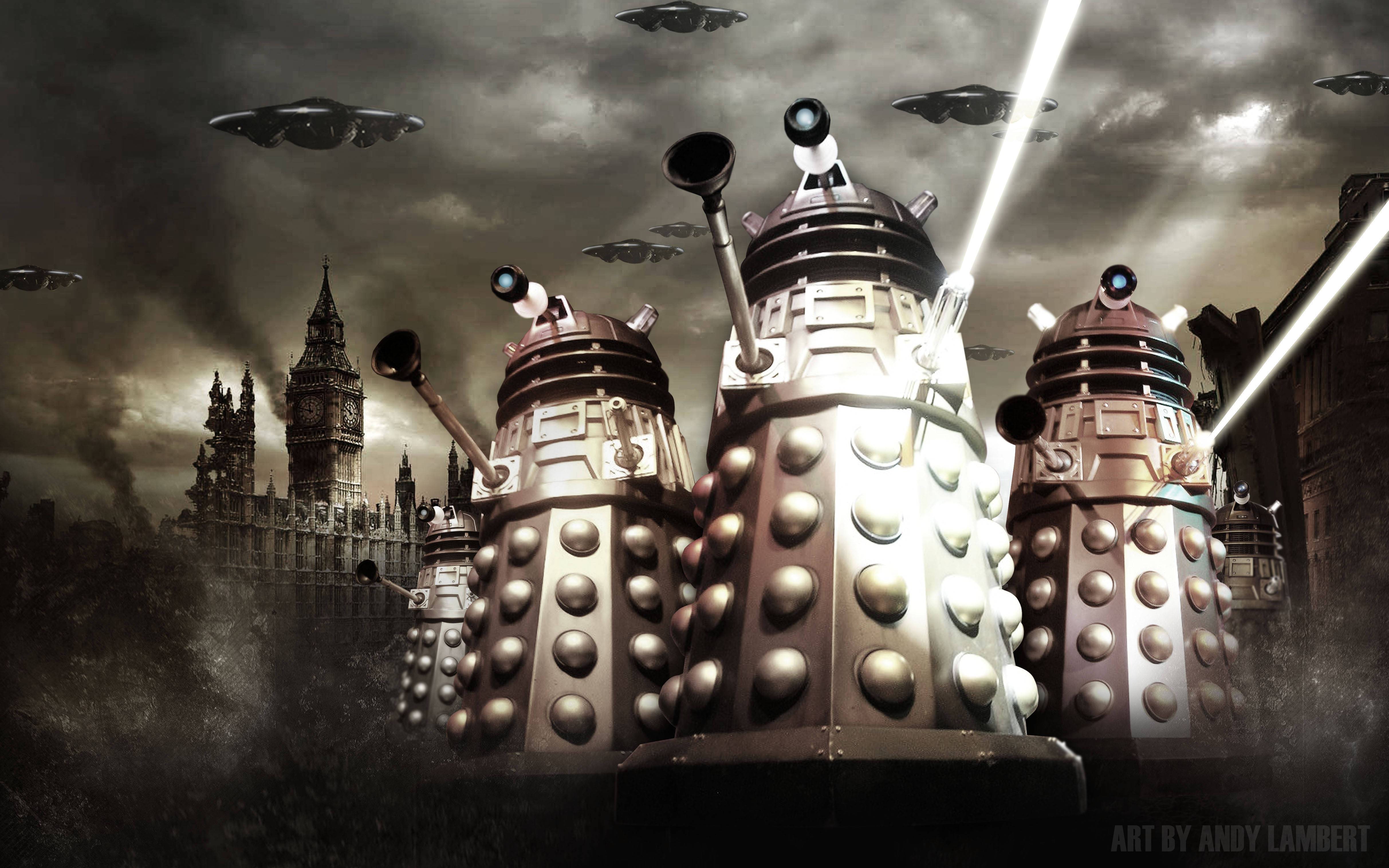 Dalek Wallpaper Top Background