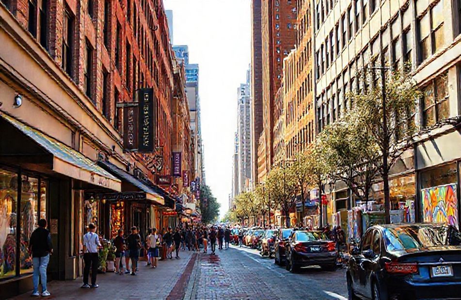 City Street Background